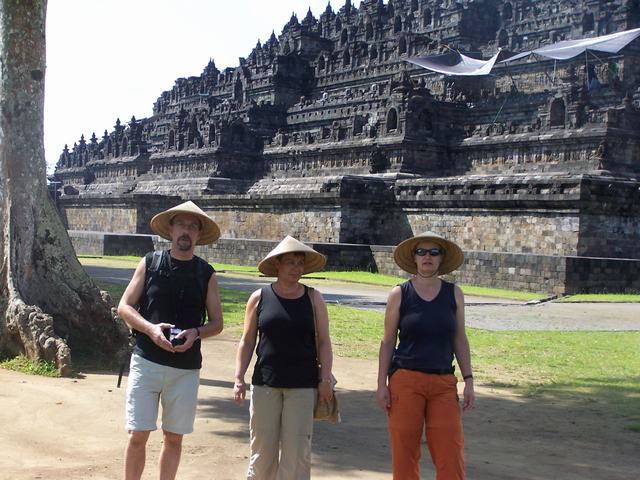 Bij de Borobudur