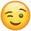 emoji knipoog