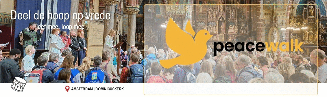 Fotoserie van de peacewalk-wandeldagen die ik heb meegemaakt